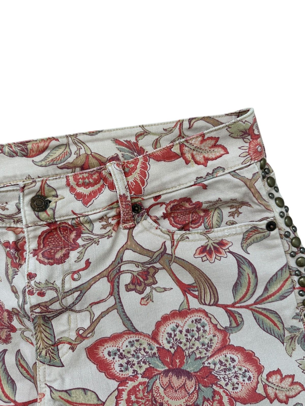 Denim & Supply Ralph Lauren Denim & Supply Ralph Lauren Floral Flowers Skinny Jeans Size 31" - 4 Thumbnail