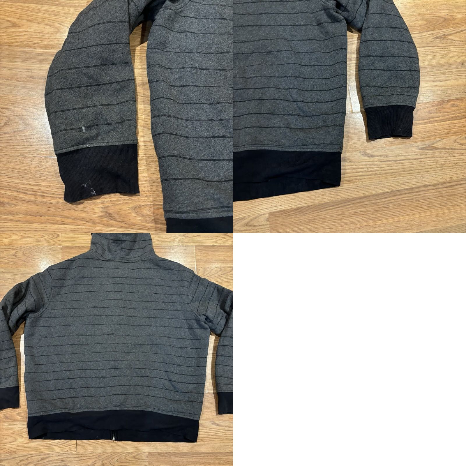 Vintage VINTAGE No Boundaries AOP Cross Hoodie Y2K Sherpa Mall Goth Grunge Affliction Size XL Gray Mens Regular Full Zip Hooded Logo Print""" Size US XL / EU 56 / 4 - 9 Thumbnail