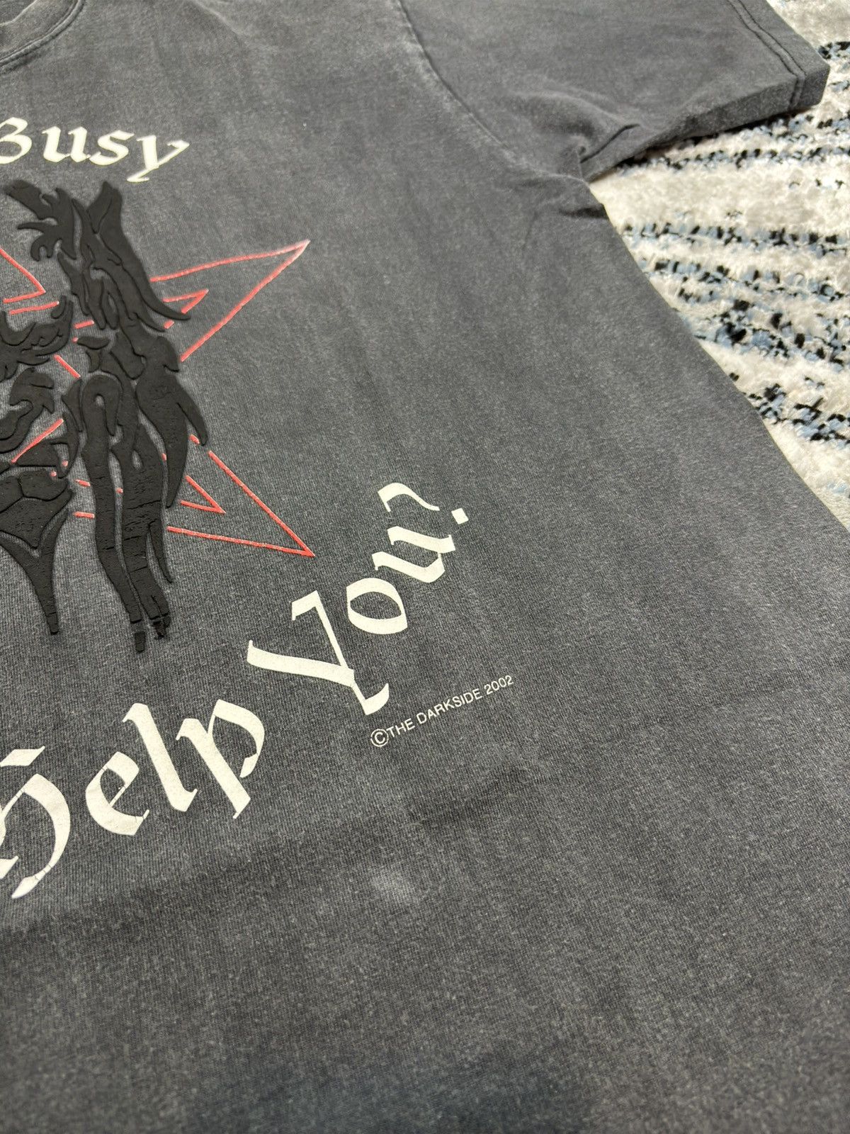 Japanese Brand Vintage Faded Devil Opium Affliction band rock Metal t shirt Size US M / EU 48-50 / 2 - 3 Thumbnail