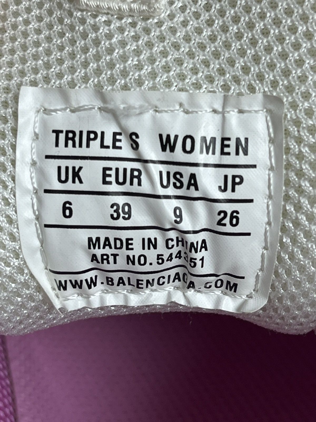 Balenciaga DDP Balenciaga Triple S Pink White Women's Sneakers Size US 9 / IT 39 - 7 Thumbnail