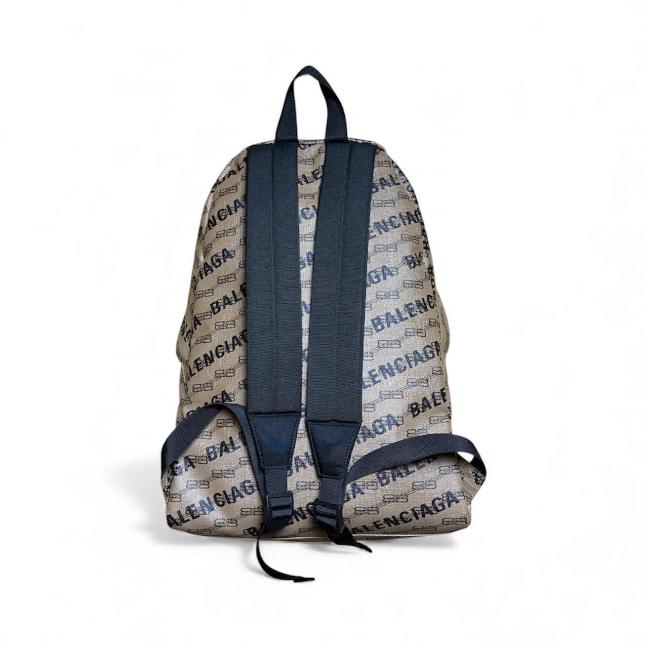Balenciaga Signature Logo Print Canvas Backpack Size ONE SIZE - 2 Thumbnail
