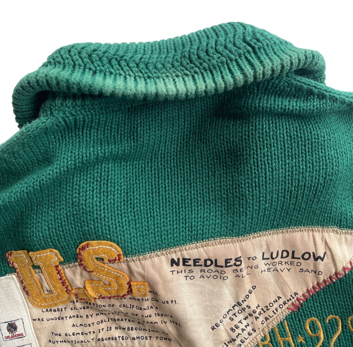 Avirex Avirex Great Routes Motor Tour Cable Knit Sweater Size US M / EU 48-50 / 2 - 6 Thumbnail