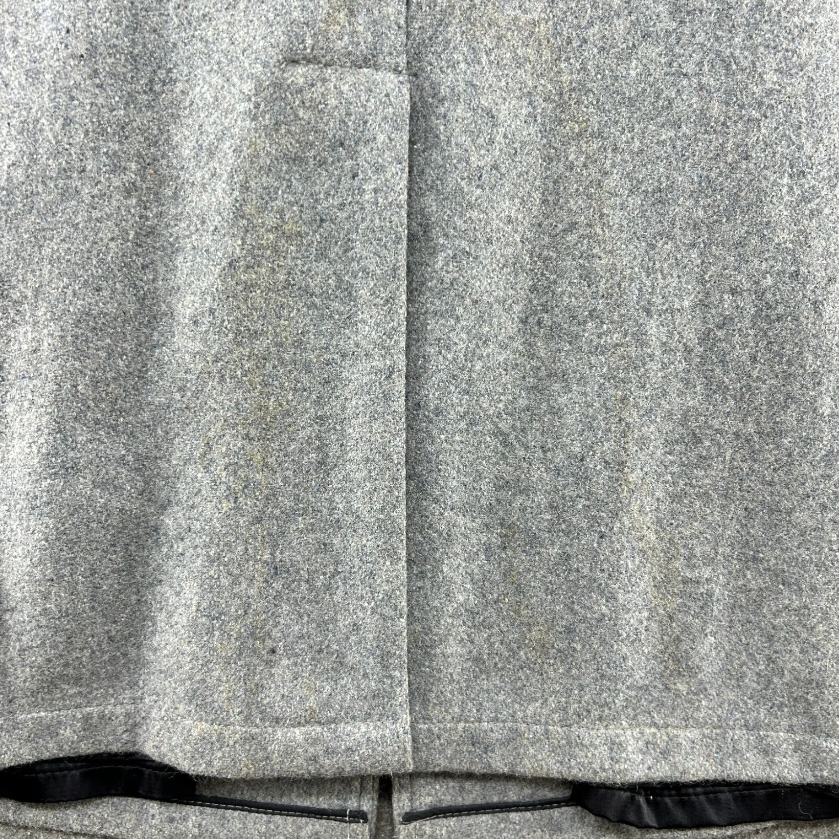 Vintage VINTAGE Casualcraft Coat Mens 42 Gray Overcoat Long Wool Trench Solid Tweed 90s Size US XS / EU 42 / 0 - 7 Thumbnail