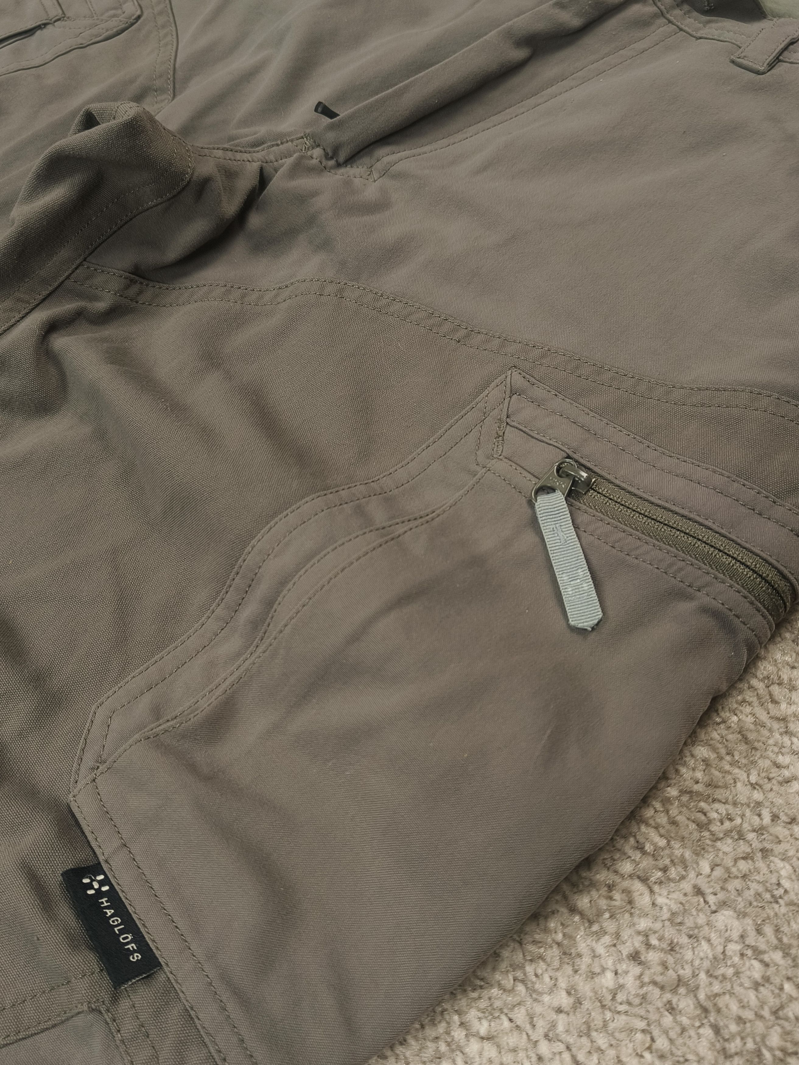 Haglofs Haglöfs Cargo Pants Multi Pocket Outdoor Hiking Trousers Size US 31 - 3 Thumbnail