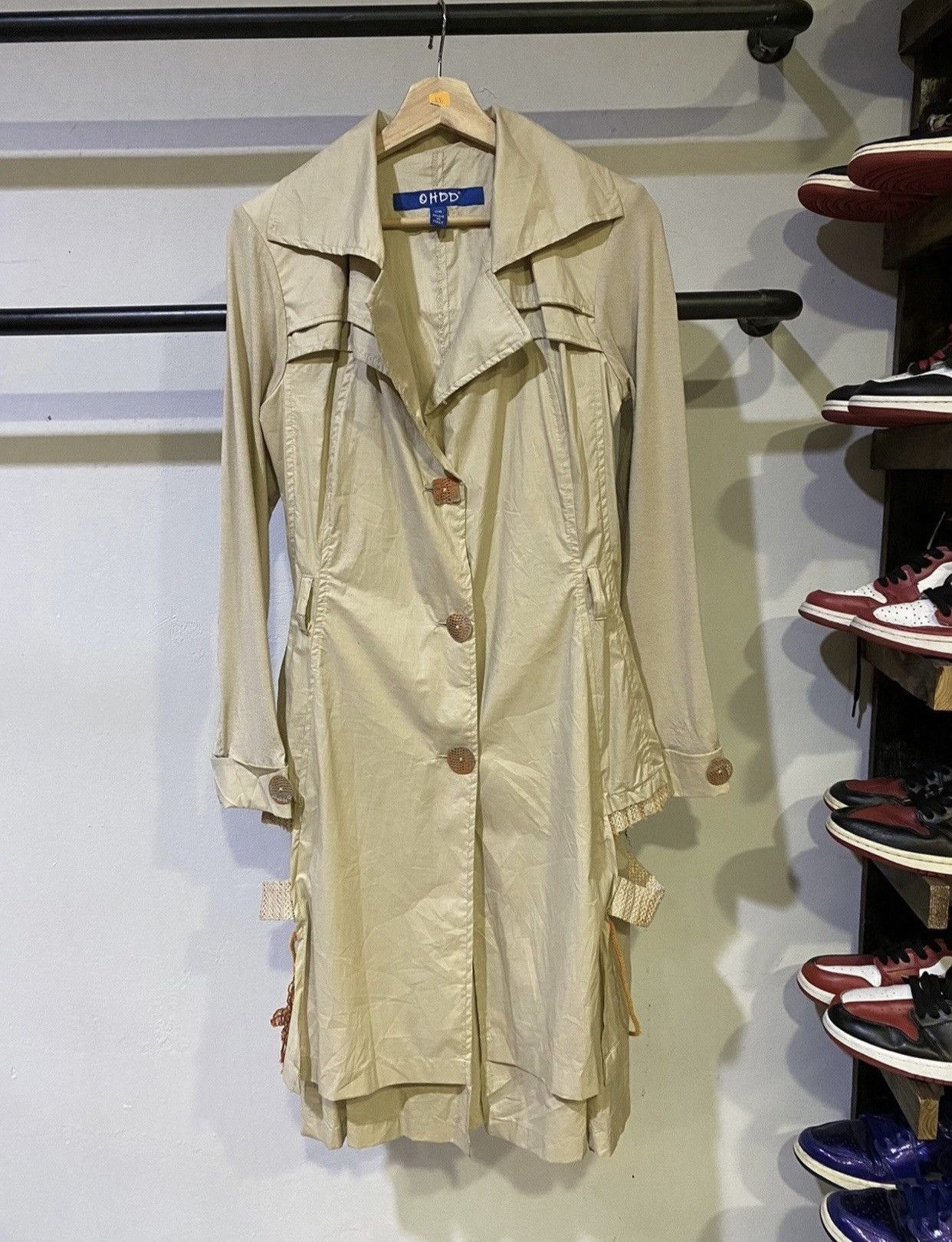 Designer OHDD Italian Designer Trench Coats Made In Italy Size S / US 4 / IT 40 - 1 Thumbnail