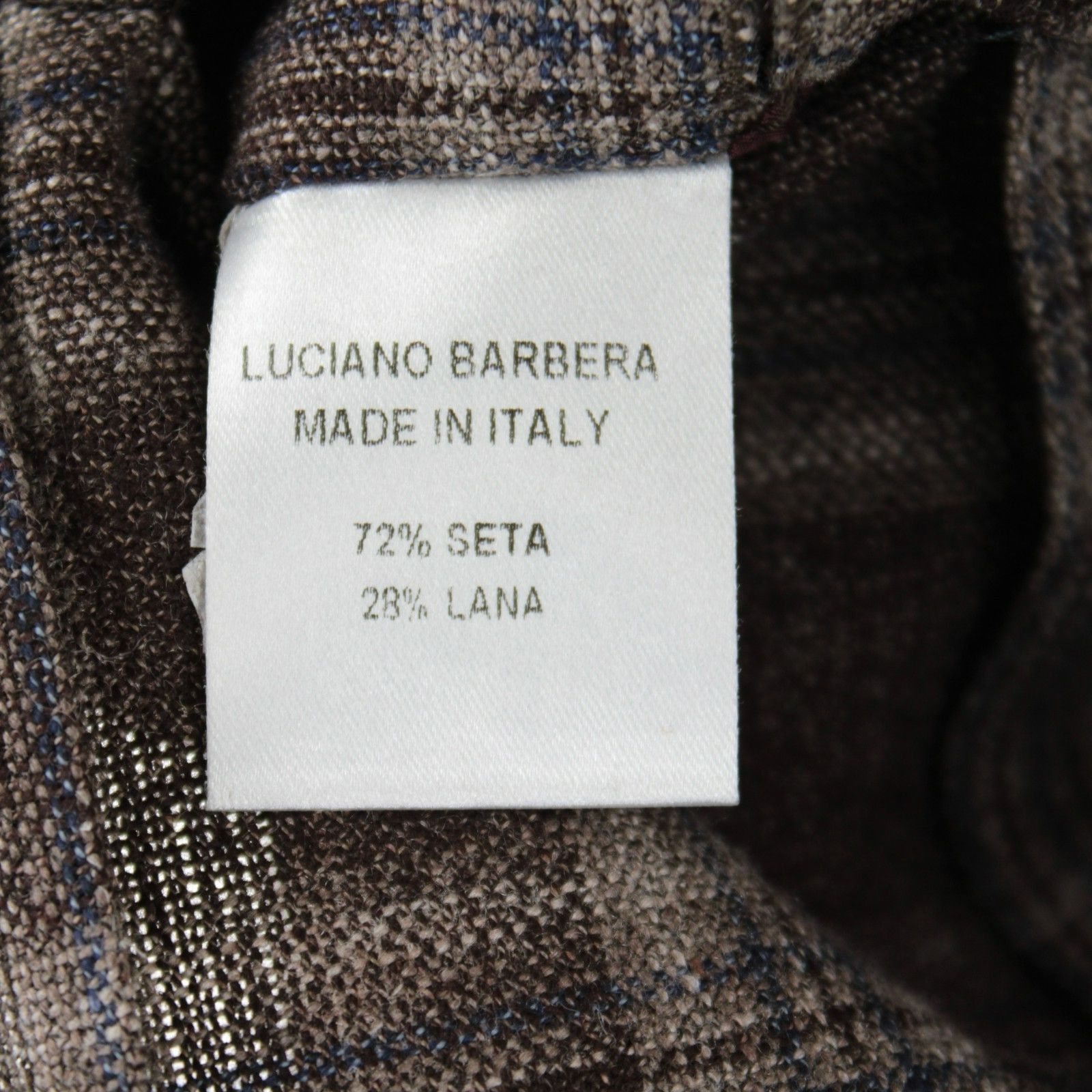 Luciano Barbera Luciano Barbera Sport Coat Size 38 US in Brown Size 38R - 9 Thumbnail
