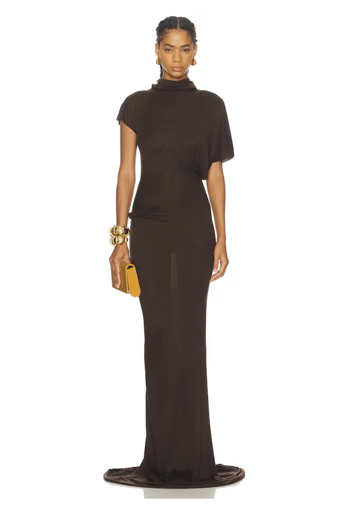 Rick Owens Lilies Rick Owens Lilies Lilith Gown in Raisin Size 2 Made in Italy Size S / US 4 / IT 40 - 1 Thumbnail