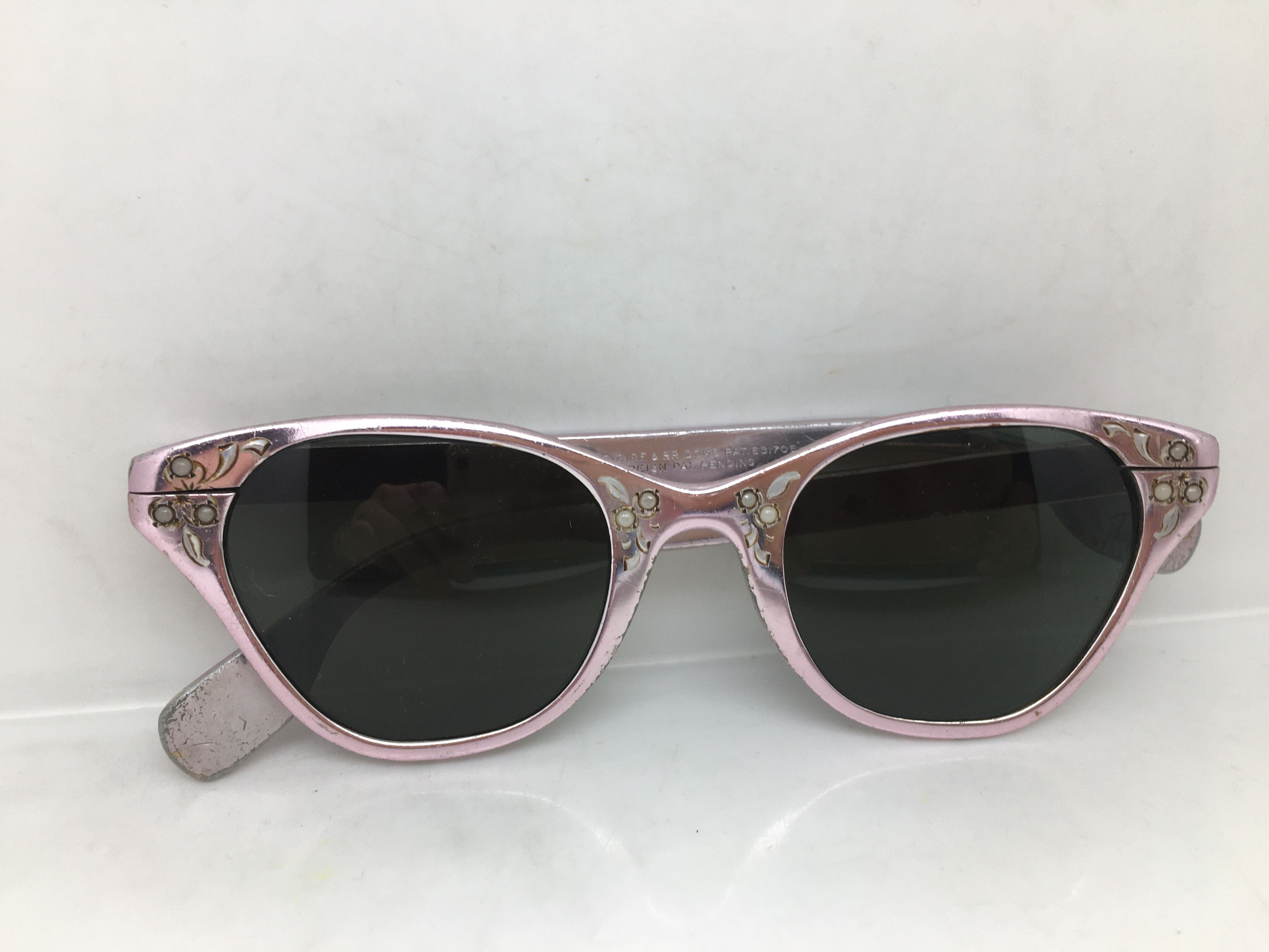 Vintage Vintage 50s TURA Woman Aluminum Cateye Sunglasses Size ONE SIZE - 7 Thumbnail
