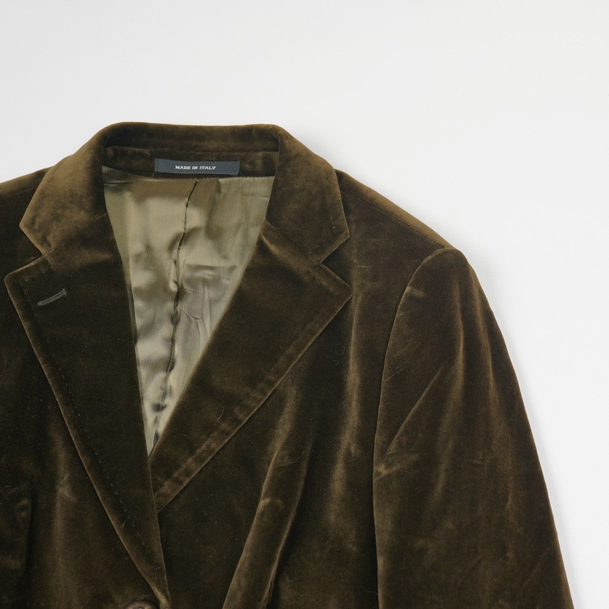 Tagliatore Tagliatore Velour Tuxedo Dark Green Coat Velvet Jacket Size M / US 6-8 / IT 42-44 - 10 Thumbnail