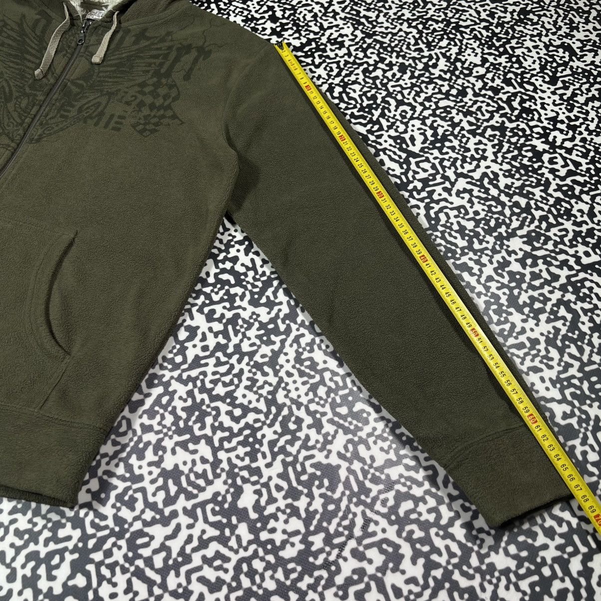 Japanese Brand Vintage Y2K Japanese Affliction Skull Tribal Fur Faux Hoodie Size US L / EU 52-54 / 3 - 16 Thumbnail