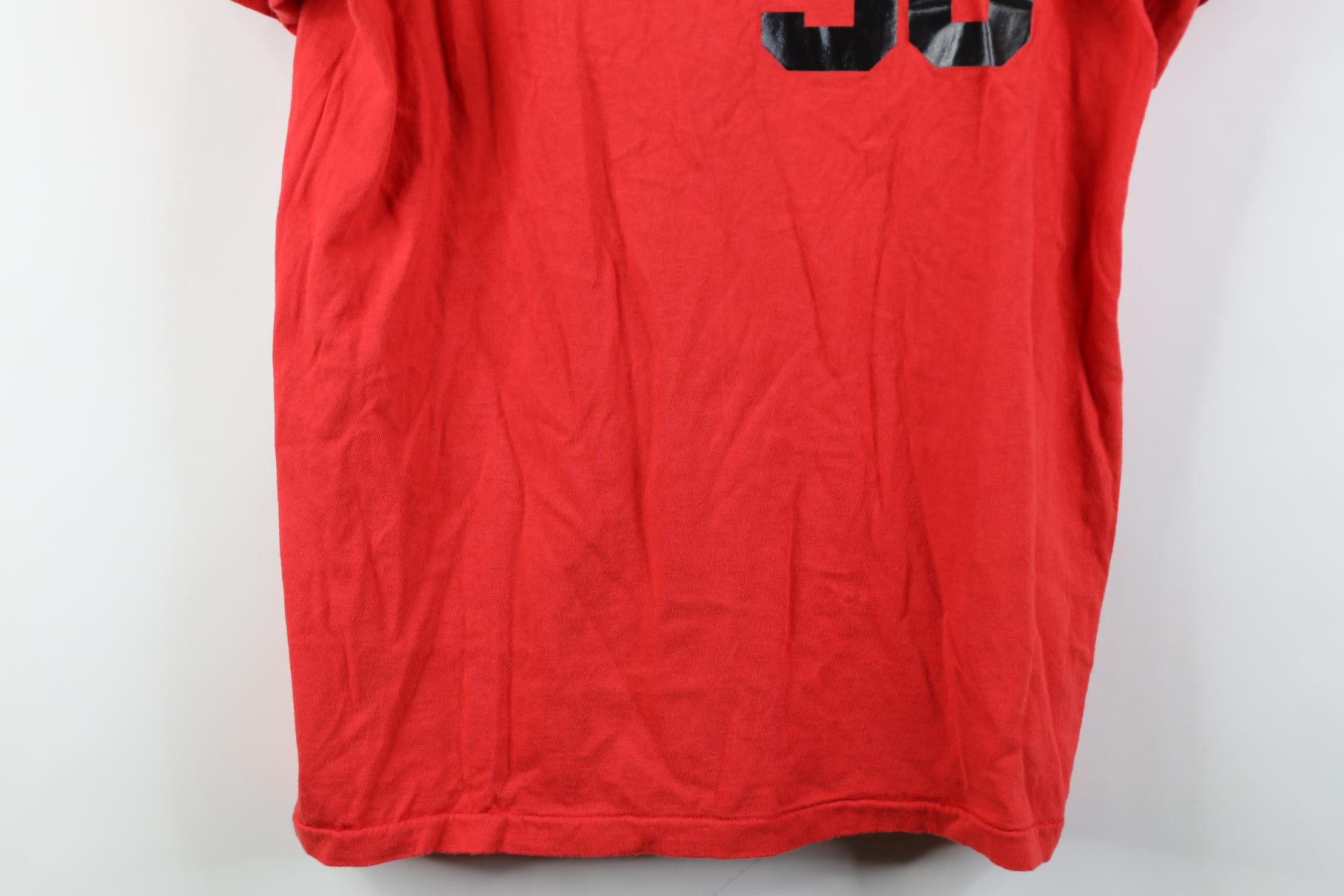 Nike Vintage 80s 90s Nike Spell Out Short Sleeve T-Shirt Red USA Size US M / EU 48-50 / 2 - 3 Thumbnail