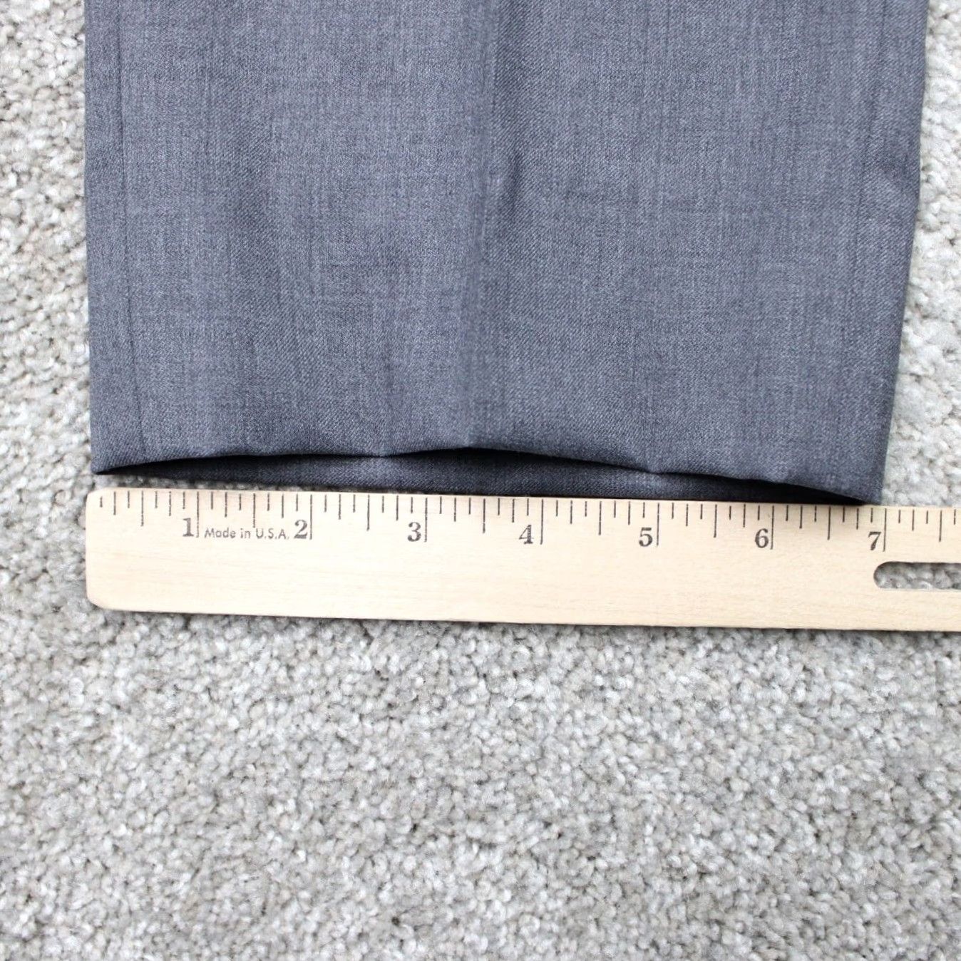PT Torino PT Torino Dress Pants Mens 38x32 Gray Slim Fit Wool Flat Front Dress Pants Mens Regular Gray PT Torino Size US 38 / EU 54 - 4 Thumbnail