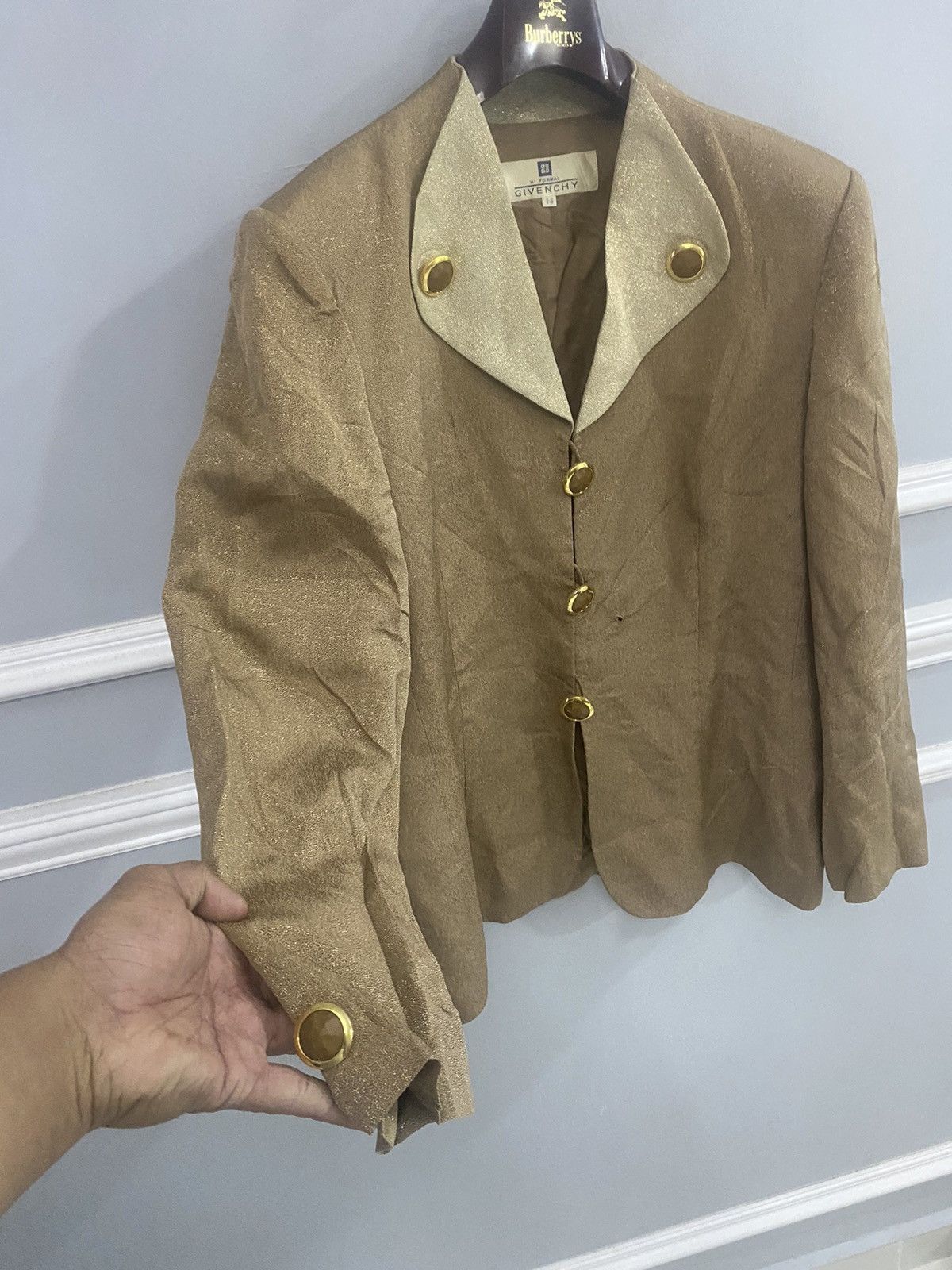 Givenchy VINTAGE GIVENCHY HI-FORMAL JACKET Size M / US 6-8 / IT 42-44 - 4 Thumbnail