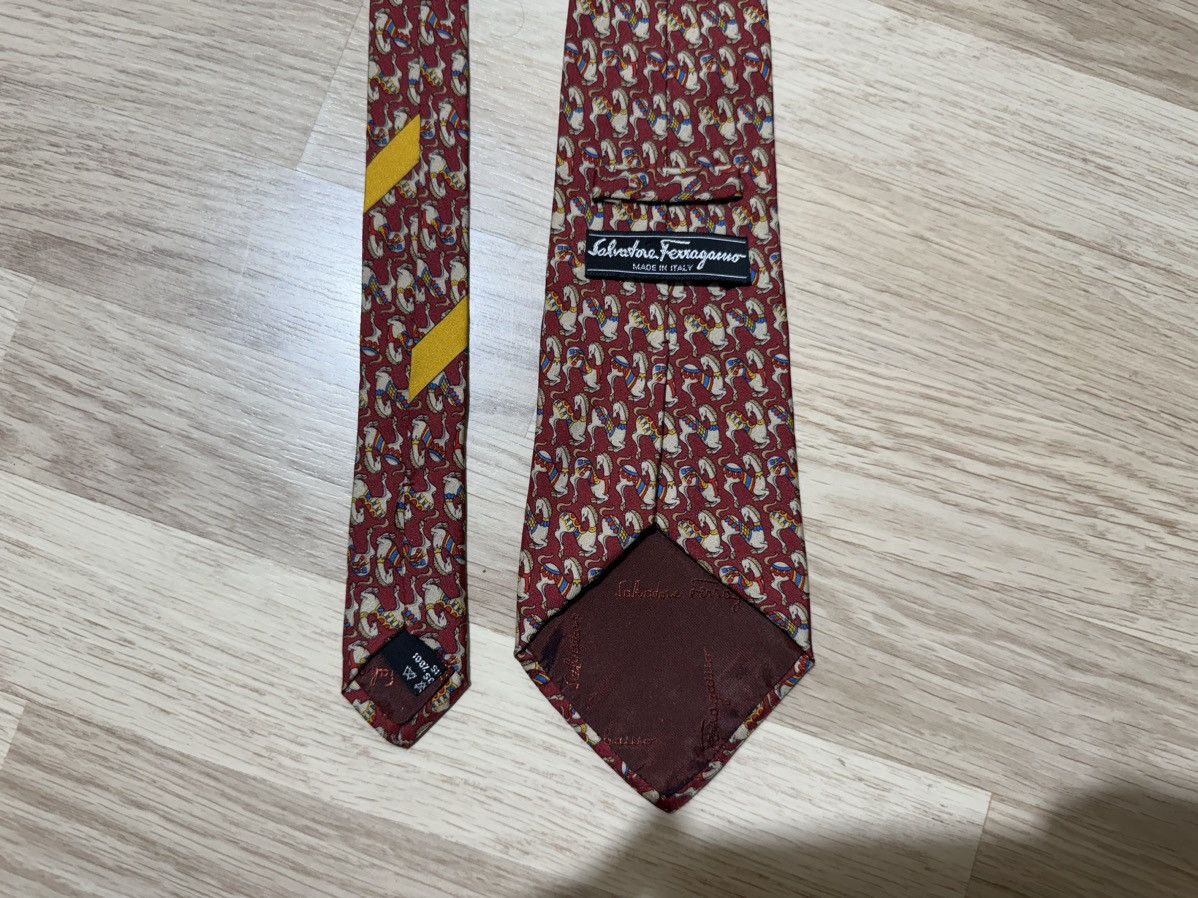 Designer × Salvatore Ferragamo × Vintage Salvatore Ferragamo tie Size ONE SIZE - 4 Thumbnail
