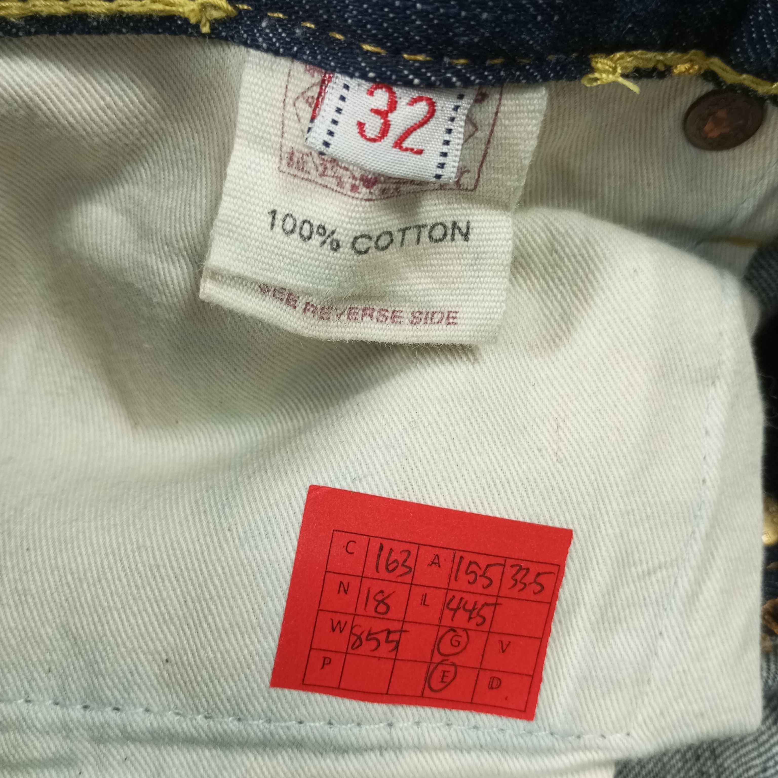 Japanese Brand × Vintage Evisu Japanese Brand Custom Daicock Streetwear Style Jeans Size US 31 - 14 Thumbnail