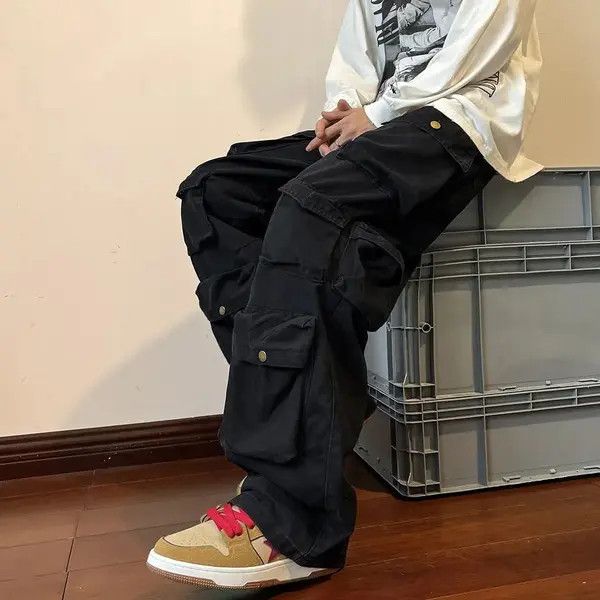 Japanese Brand × Vintage Cargo Pants Multi-pockets Size US 33 - 3 Thumbnail