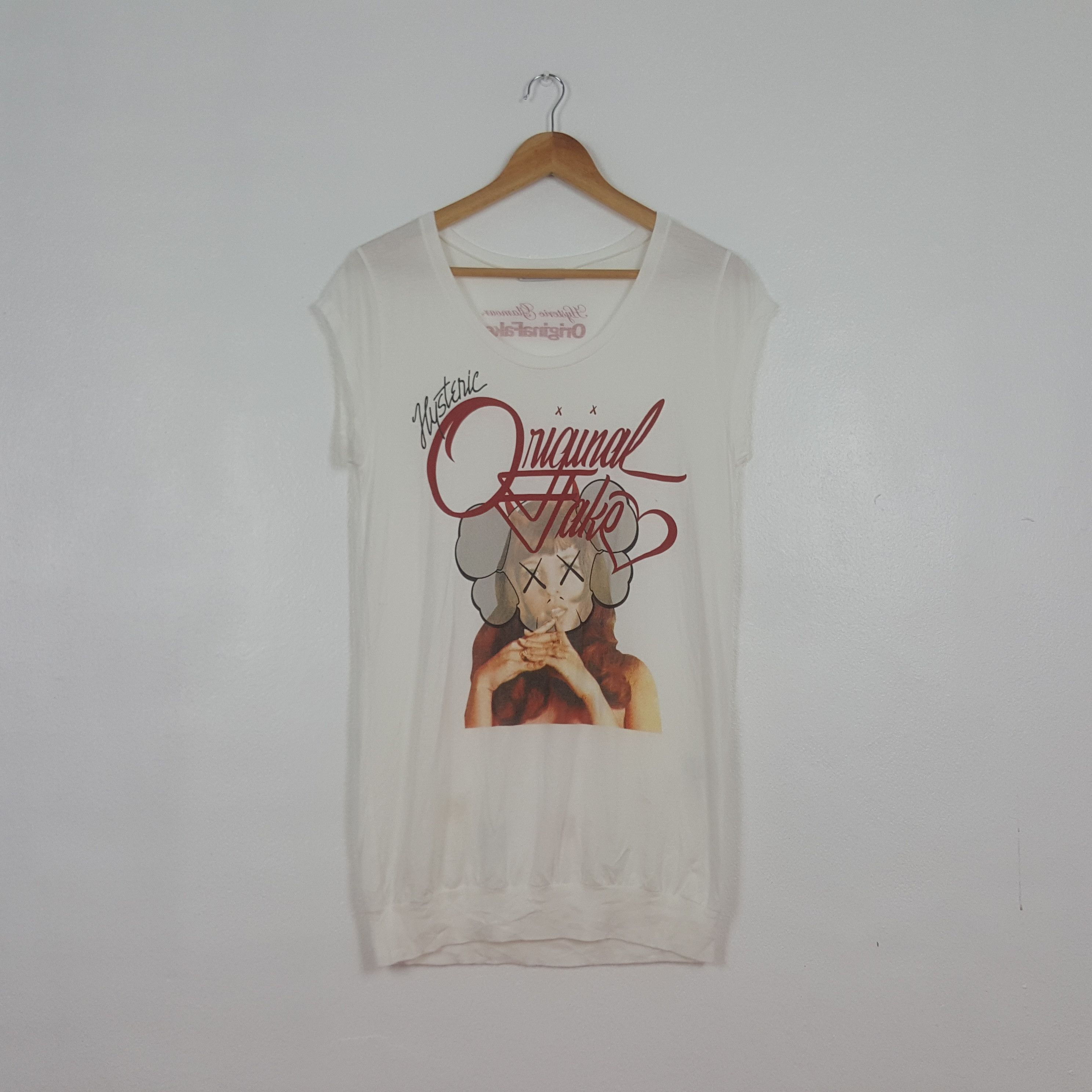 Hysteric Glamour Vintage Hysteric Glamour X OriginaFake Parody Tshirt C312N64 Size S / US 4 / IT 40 - 1 Thumbnail