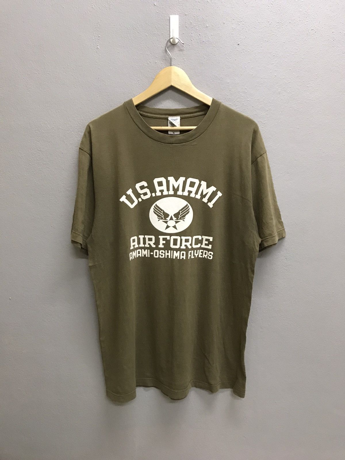 Vintage VINTAGE U.S. AMAMI AIRFORCE MILITARY TSHIRT Size US L / EU 52-54 / 3 - 3 Thumbnail