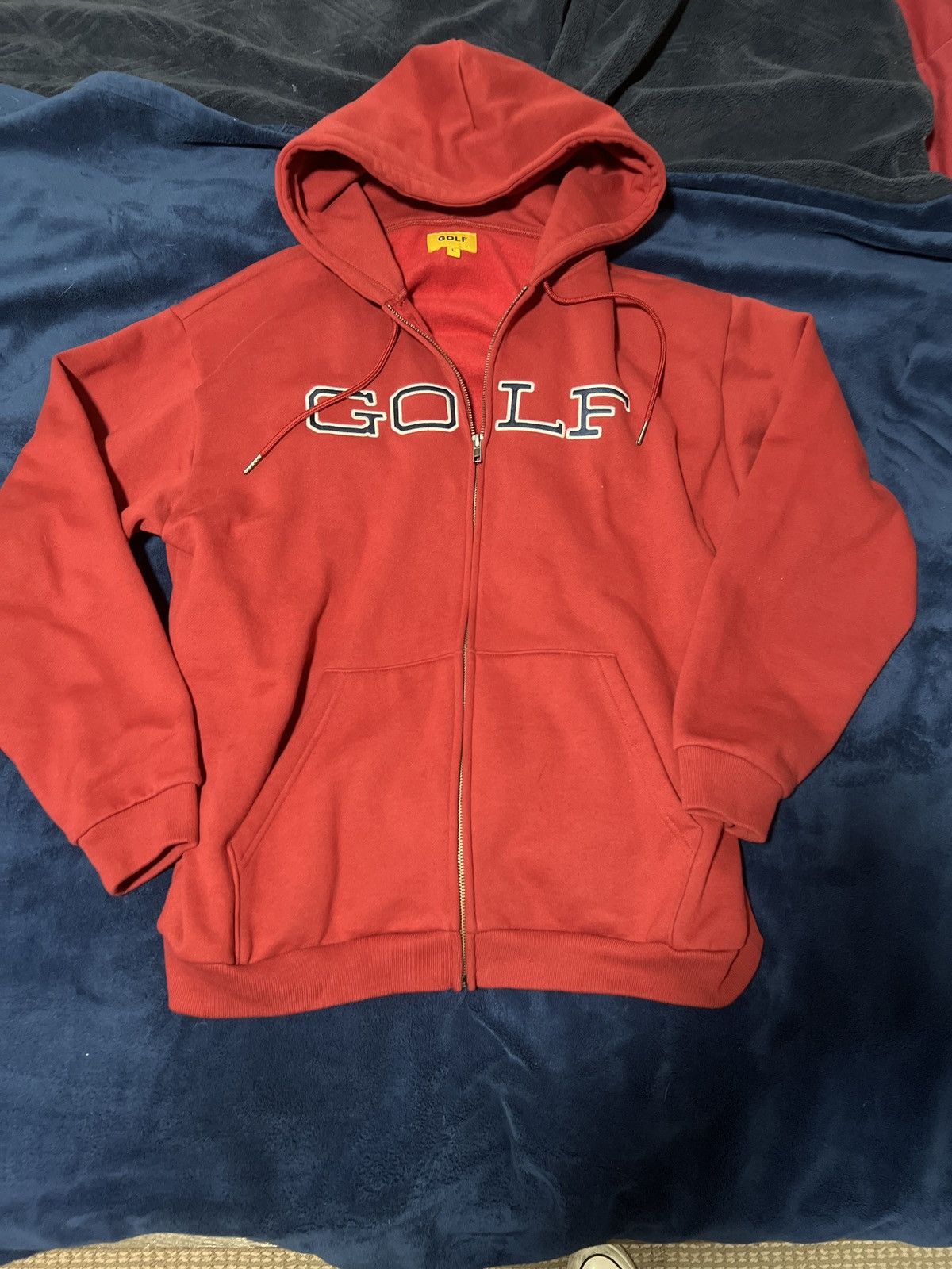 Golf Wang GOLF WANG F/W 2024 Red University Hooded Zip-Up Size US L / EU 52-54 / 3 - 1 Thumbnail