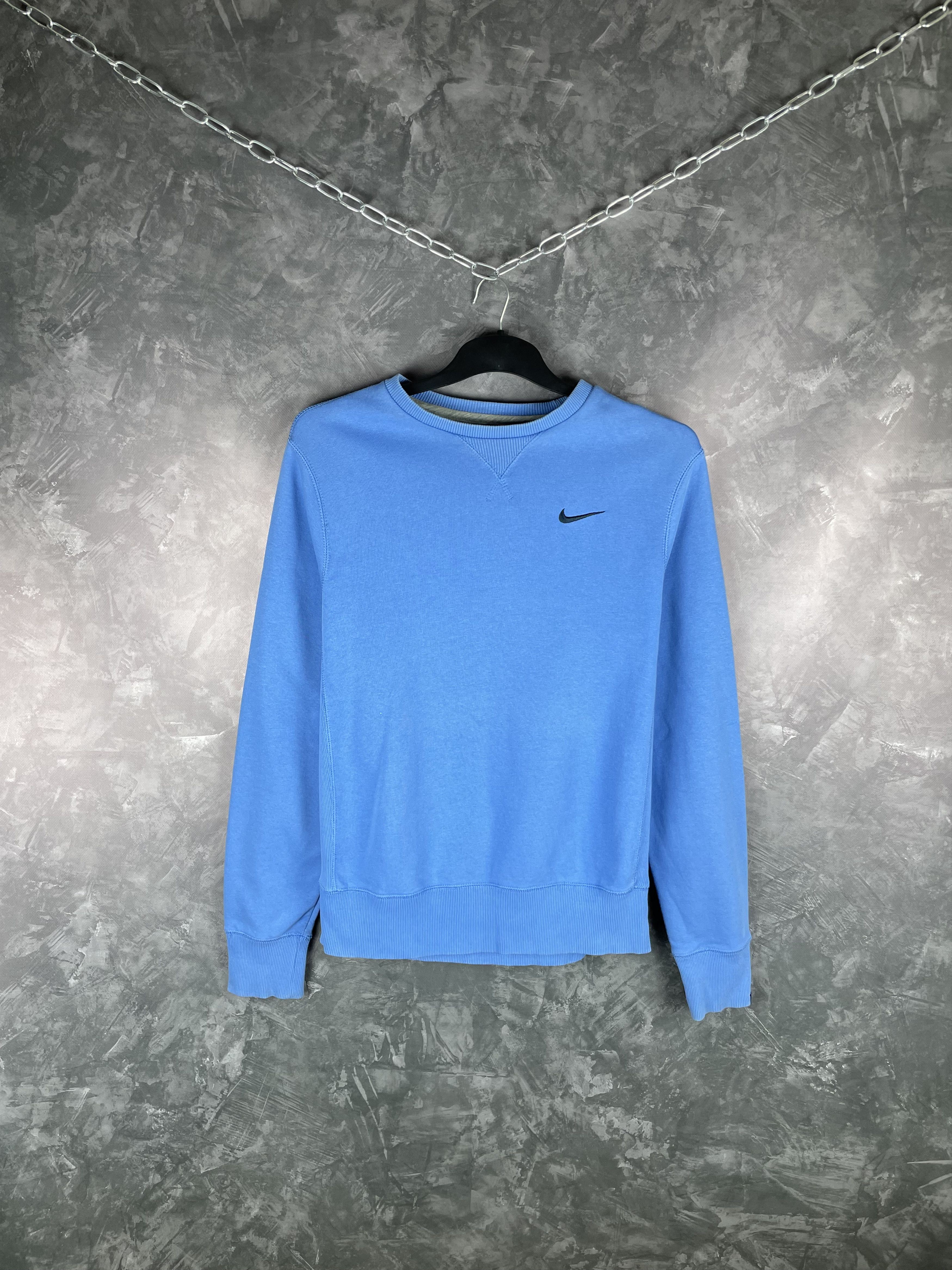 Pre-owned Nike X Vintage Nike Vintage Sweatshirt 90's In Blue