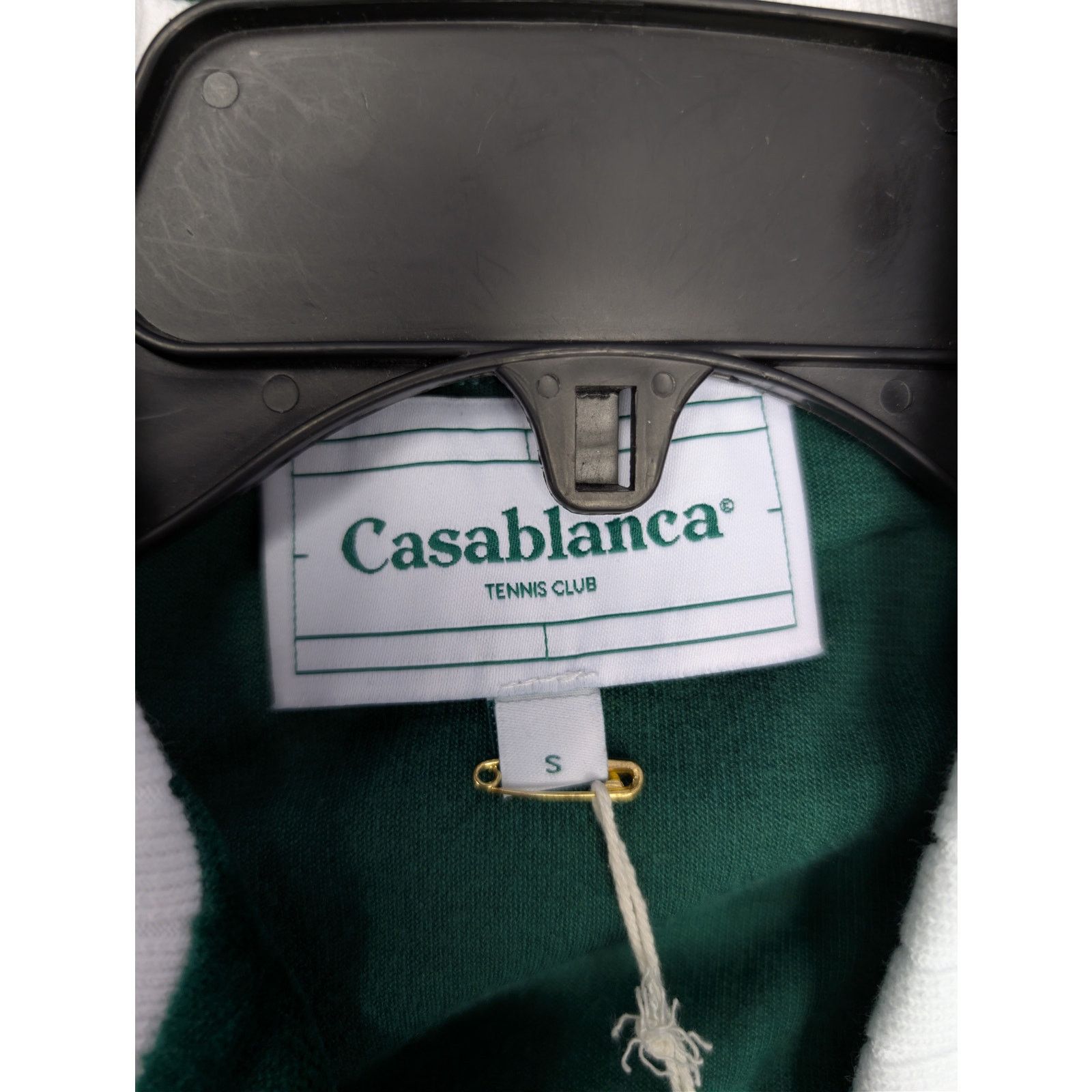Casablanca o1rshd1 CC20 Men's Short Sleeved Velour Shirt in Evergreen Size US S / EU 44-46 / 1 - 17 Thumbnail