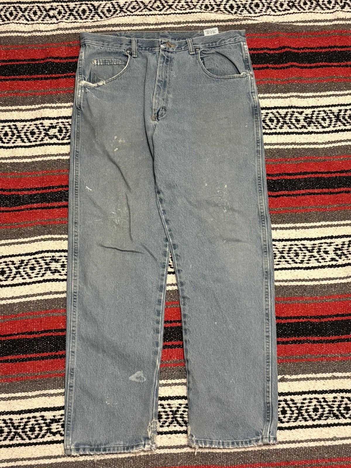 Jean × Wrangler Very worn wrangler jeans Size US 36 / EU 52 - 1 Thumbnail