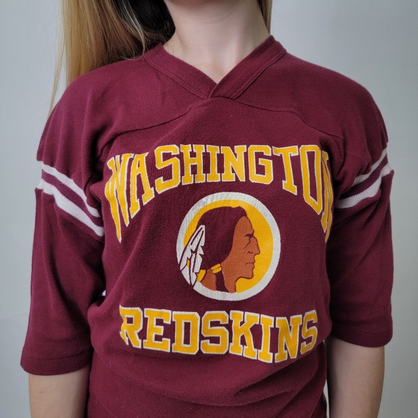 NFL Classic Original Vintage 90s Washington Football Jersey Tee Size US L / EU 52-54 / 3 - 7 Thumbnail