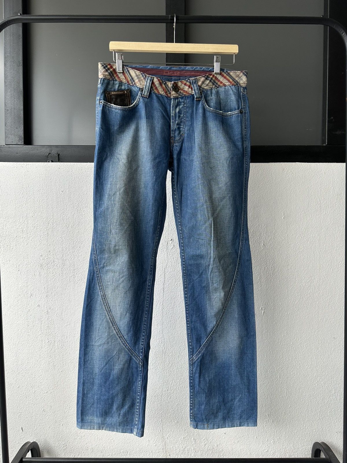 Dolce & Gabbana 2007SS - D&G cummerband spiral denim buckle back Size US 33 - 18 Thumbnail