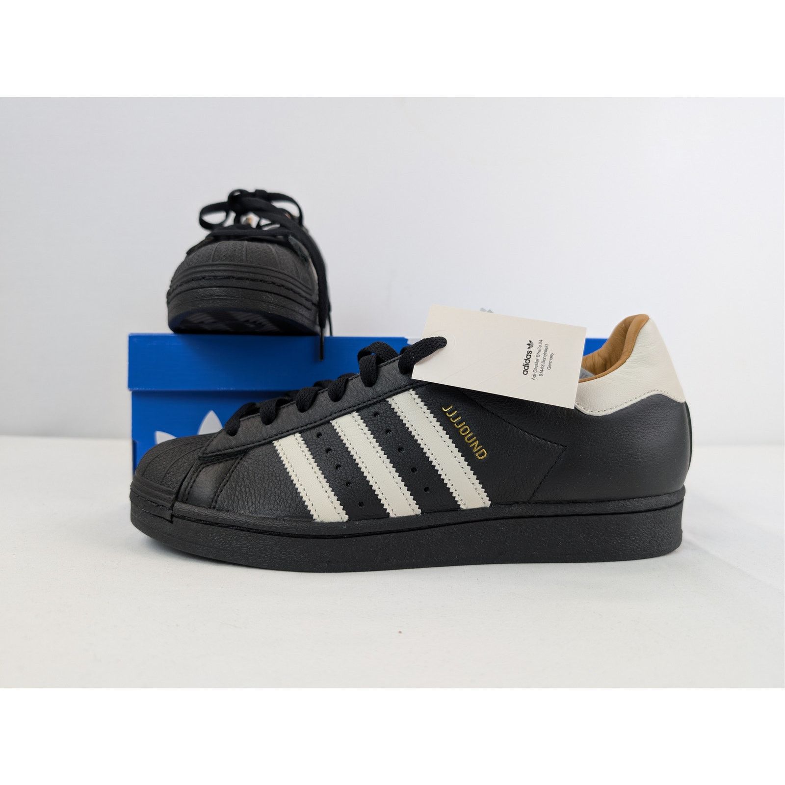 Adidas × JJJJound o1rshd1 Superstar OG Originals Sneakers in Core Black Size US 9.5 / EU 42-43 - 20 Thumbnail