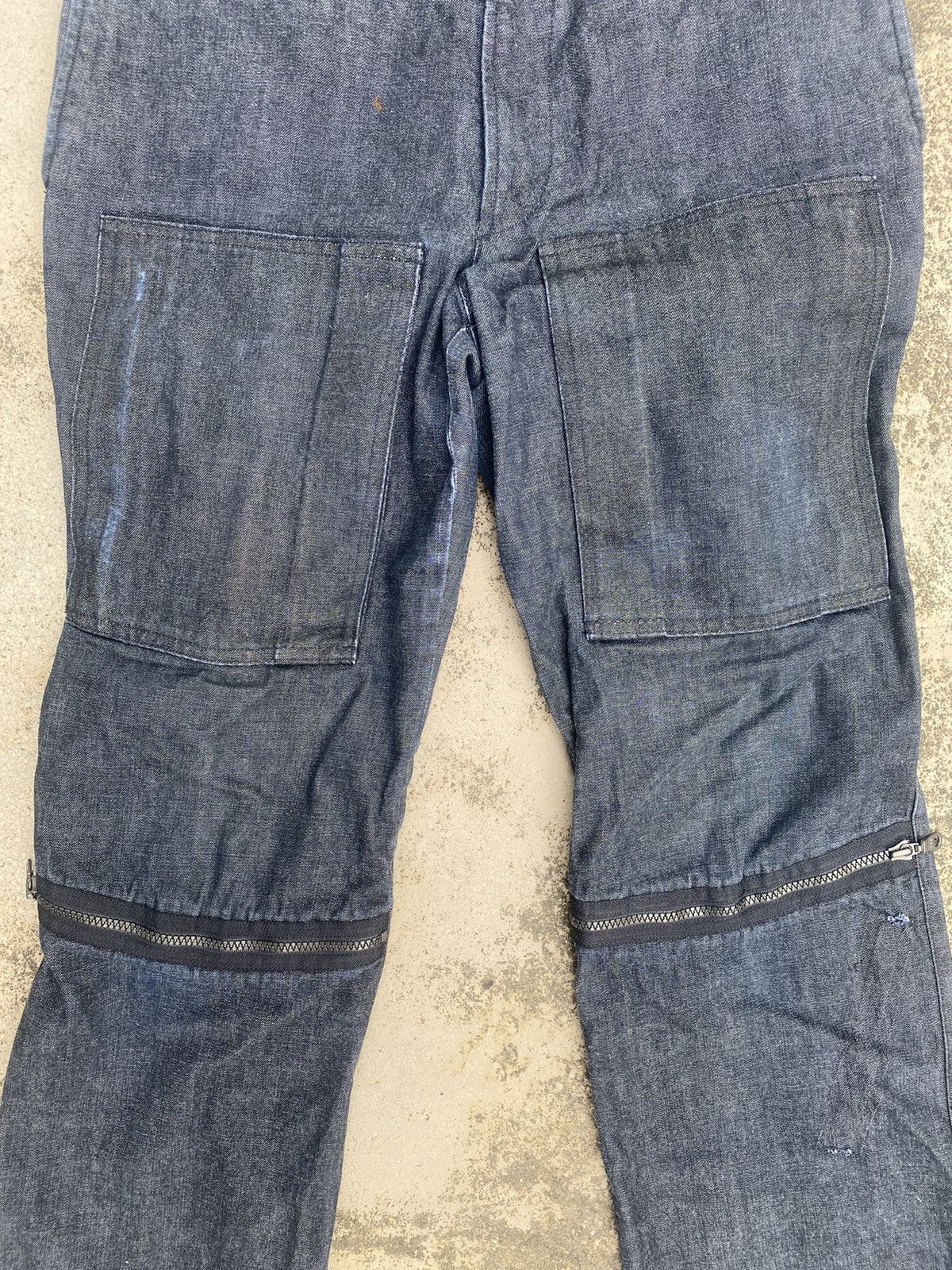 Designer × Marithe + Francois Girbaud Marithe Francois Girbaud Big Pockey Zipper Punk Jeans Size US 30 / EU 46 - 7 Thumbnail