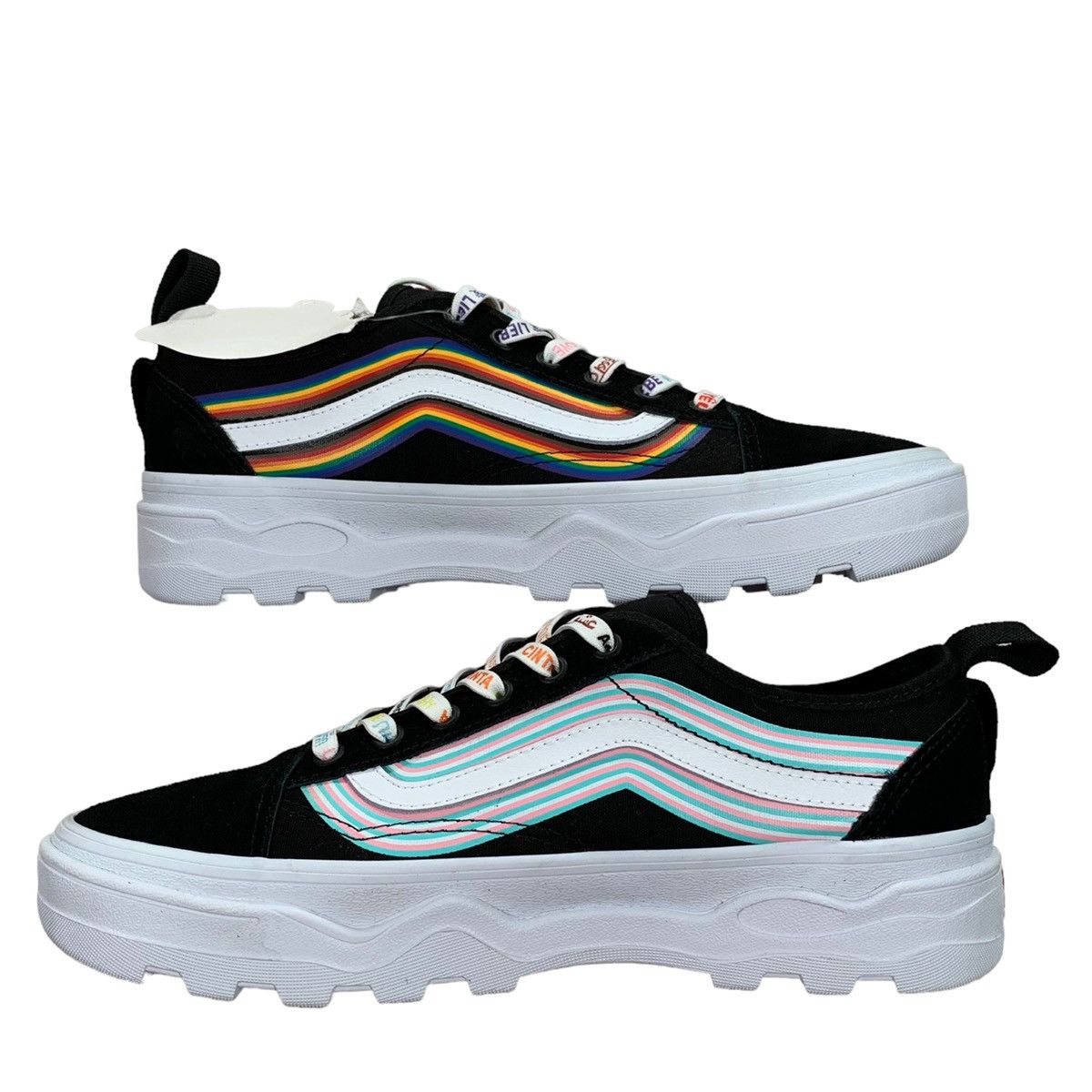 Vans Vans Men's Old Skool Sentry Pride Collection Skate Sneakers Size US 9 / EU 42 - 2 Thumbnail