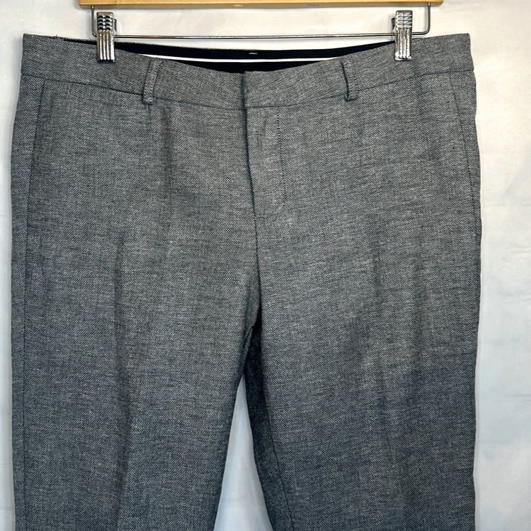 Vintage KUT From The Kloth Pants Womens Size 12 Gray Workwear Trousers SB11801 Dress Pants Mens Size 34" / US 12 / IT 48 - 2 Thumbnail