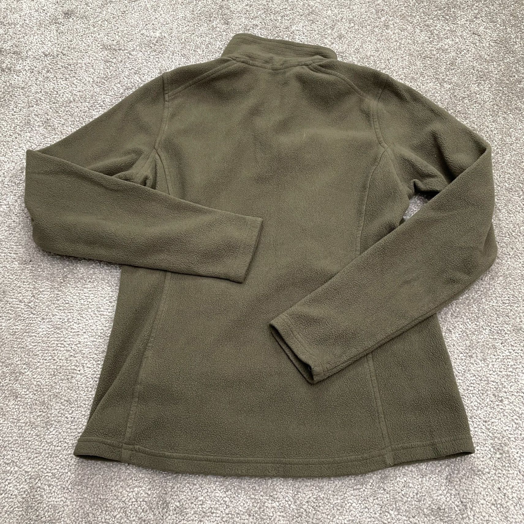 The North Face The North Face Glacier Jacket Womens S Green Fleece 1/4 Zip Outdoor Hiking Breathable Regular Solid Fall Winter Spring Size S / US 4 / IT 40 - 2 Thumbnail