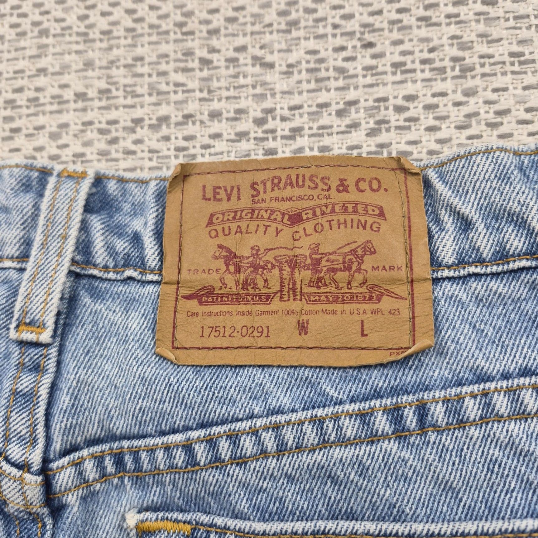 Levi's VINTAGE Levi's Jeans Juniors 9 High Rise Tapered Heart 90s USA Made 17512-0291 Women Size 30" / US 8 / IT 44 - 4 Thumbnail
