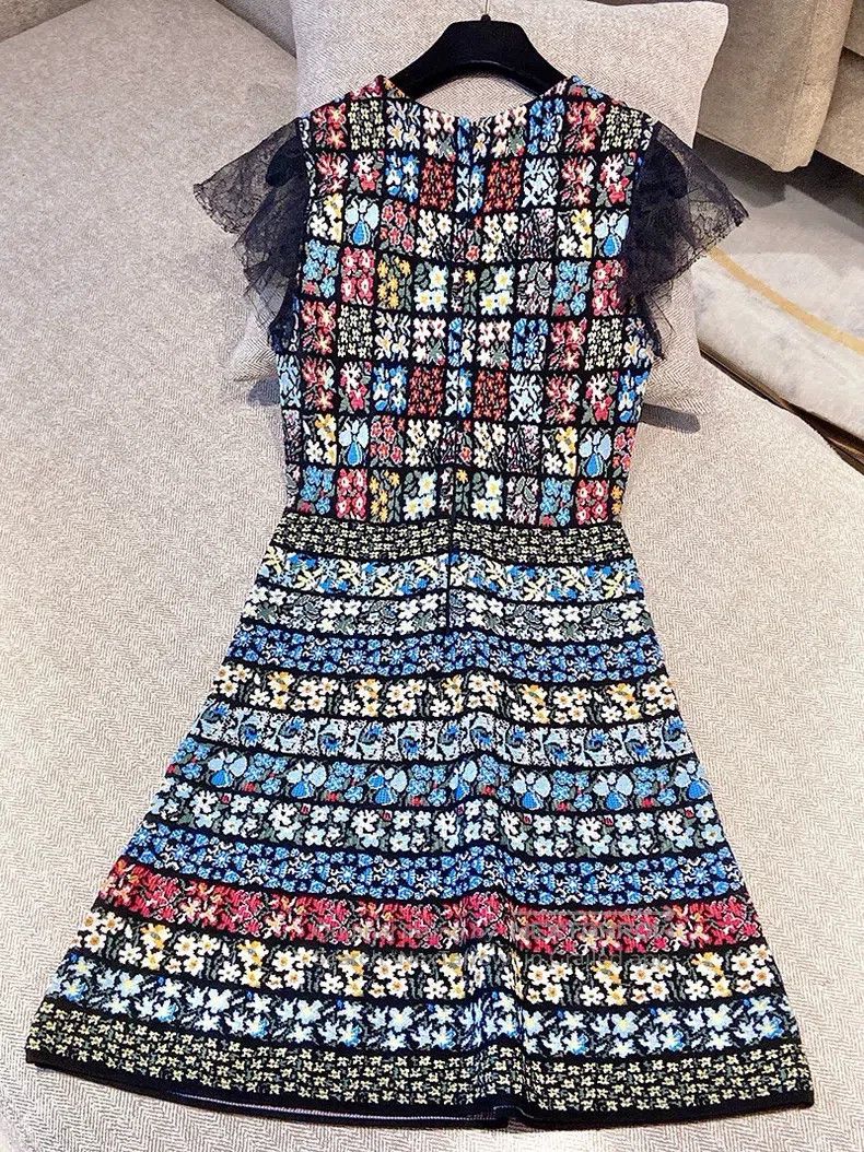 Valentino Valentino Jacquard knitted dress Size XS / US 0-2 / IT 36-38 - 2 Thumbnail