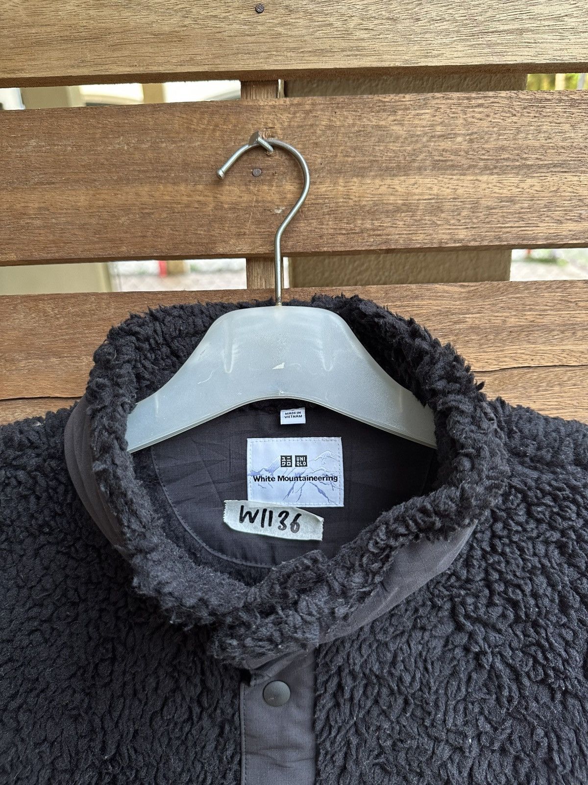 Uniqlo × White Mountaineering Uniqlo White Mountaineering Deep Pile Fleece Jacket Size US L / EU 52-54 / 3 - 4 Thumbnail