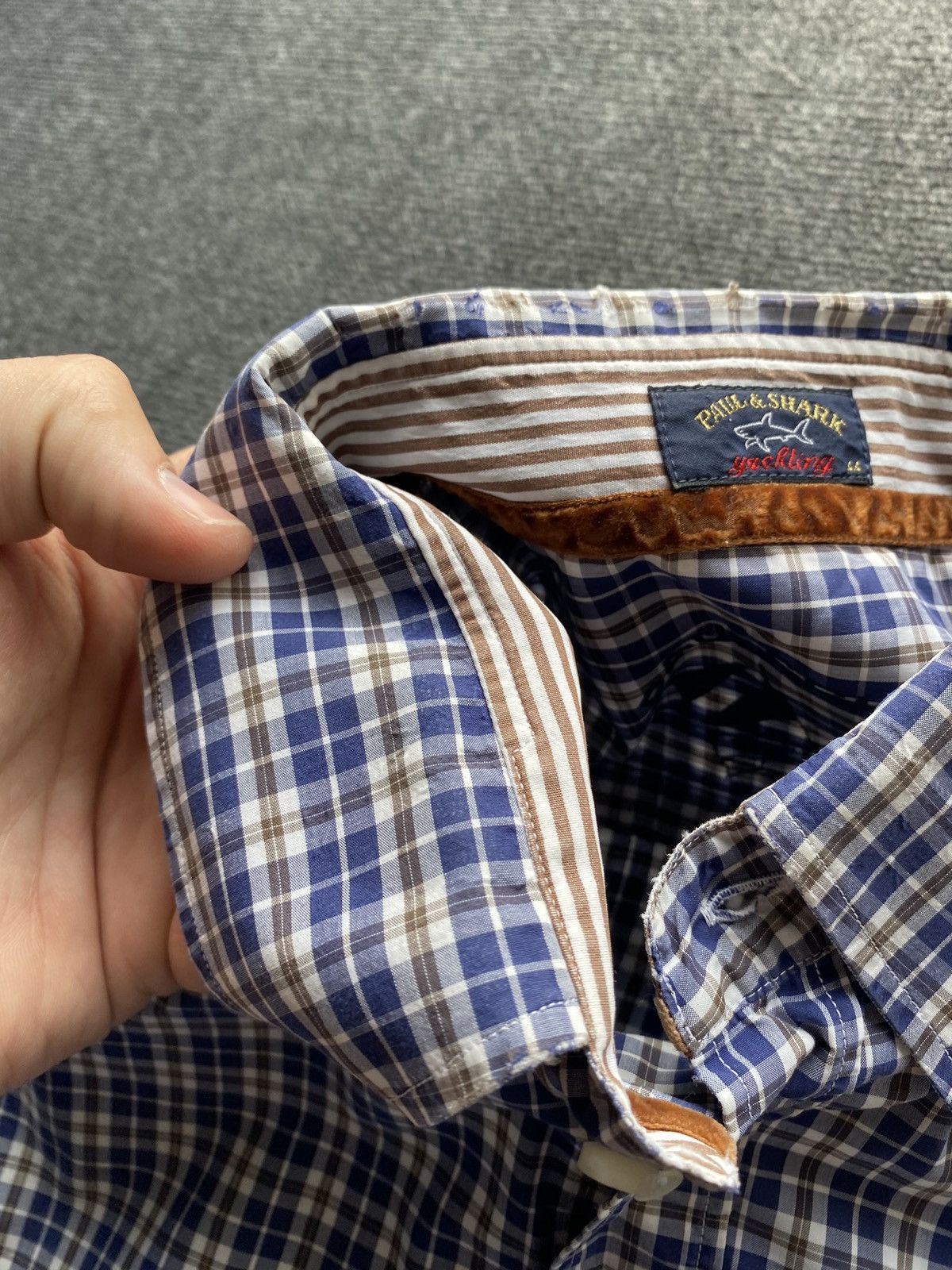 Paul & Shark 🔥Paul Shark Check button down shirt mens xxl Size US XXL / EU 58 / 5 - 17 Thumbnail