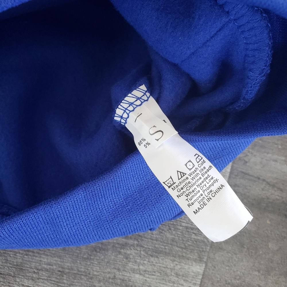 Designer Blue Drip Clothin Hoodie Long Sleeve Size S / US 4 / IT 40 - 4 Thumbnail
