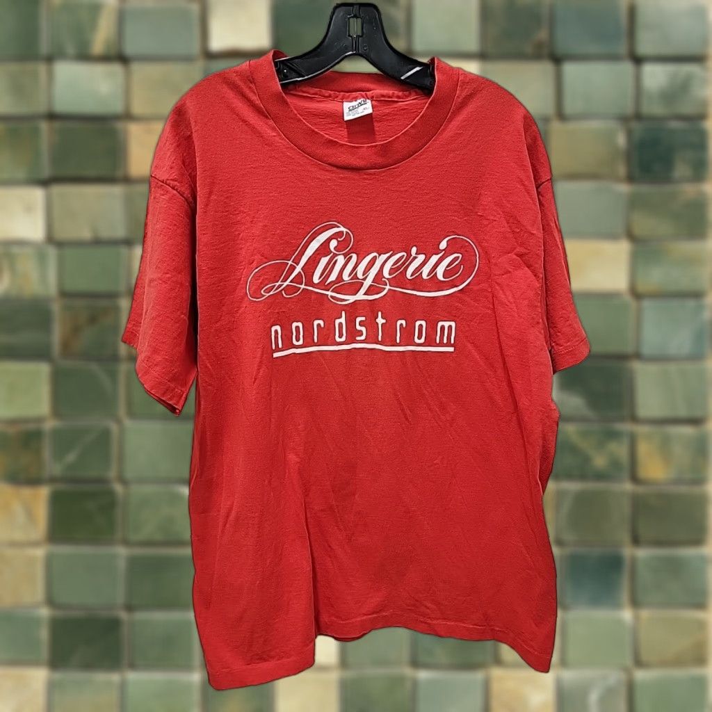 Anvil VINTAGE Anvil T-Shirt Mens XL Red 90s Shirt Crew Neck Short Sleeve Graphic Print Vintage 90s Mens XL Red Anvil T-Shirt Size US XL / EU 56 / 4 - 1 Thumbnail