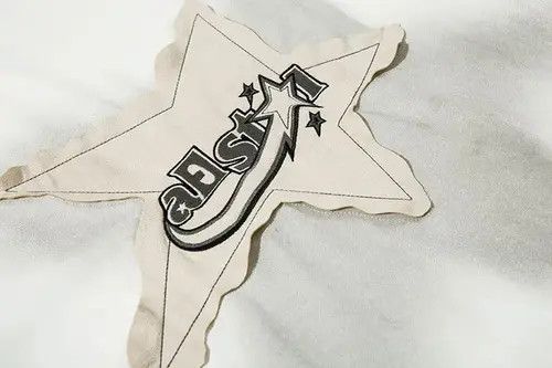 Vintage Harajuku Star Splicing Tshirt Oversized Size US L / EU 52-54 / 3 - 4 Thumbnail