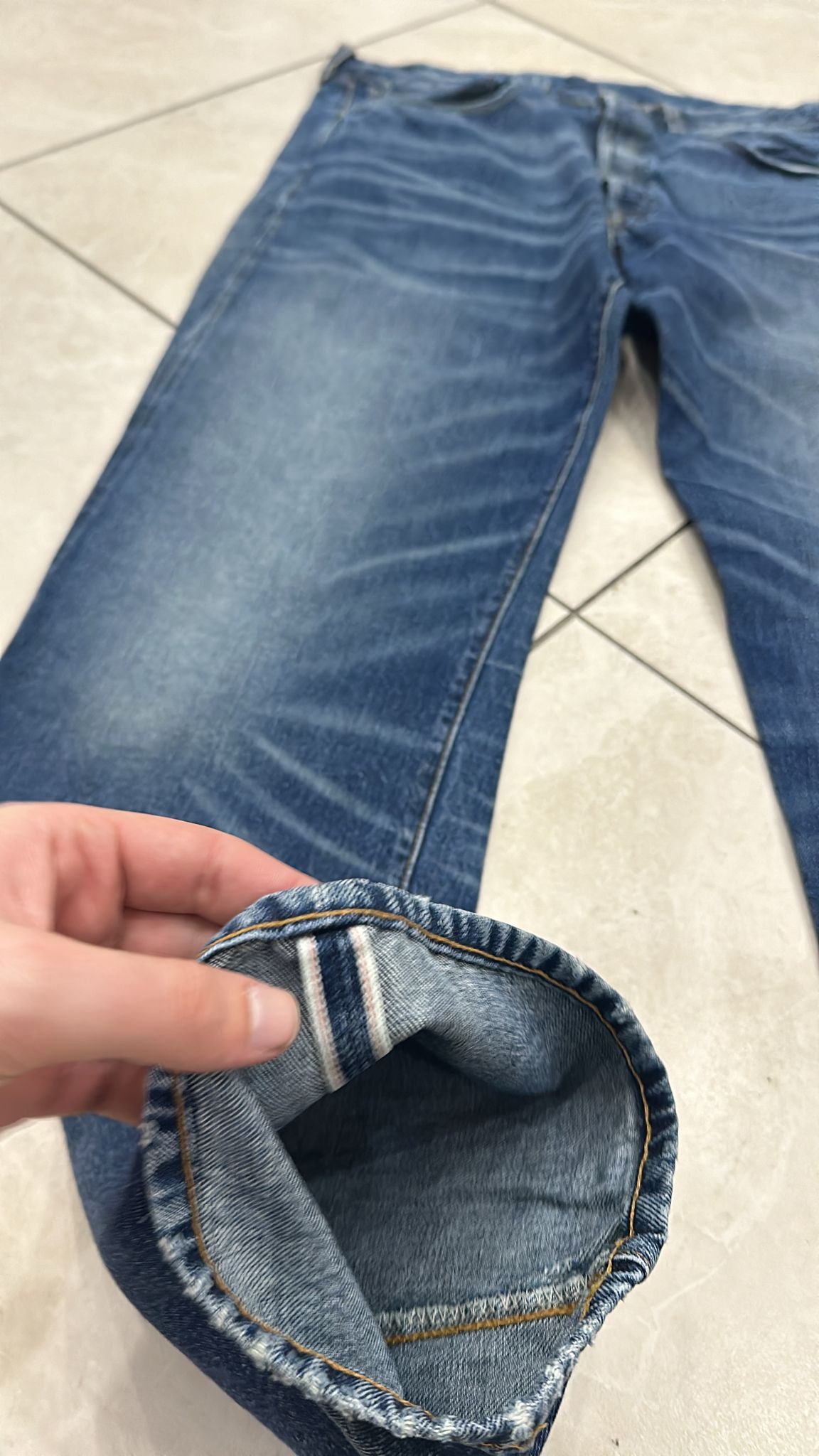 Levi's Vintage Clothing LVC Levi's Vintage Clothing 1955 501XX BigE Selvedge Jeans Size US 34 / EU 50 - 3 Thumbnail