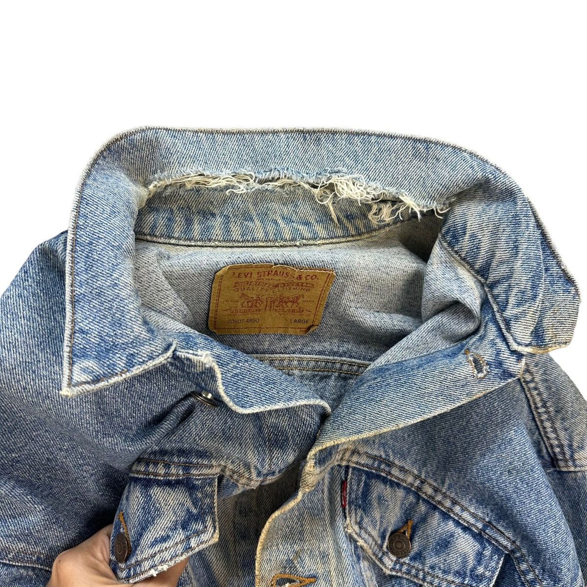 Levi's VINTAGE LEVIS 70507 DENIM JACKET MADE IN USA #8175-208 Size US L / EU 52-54 / 3 - 10 Thumbnail