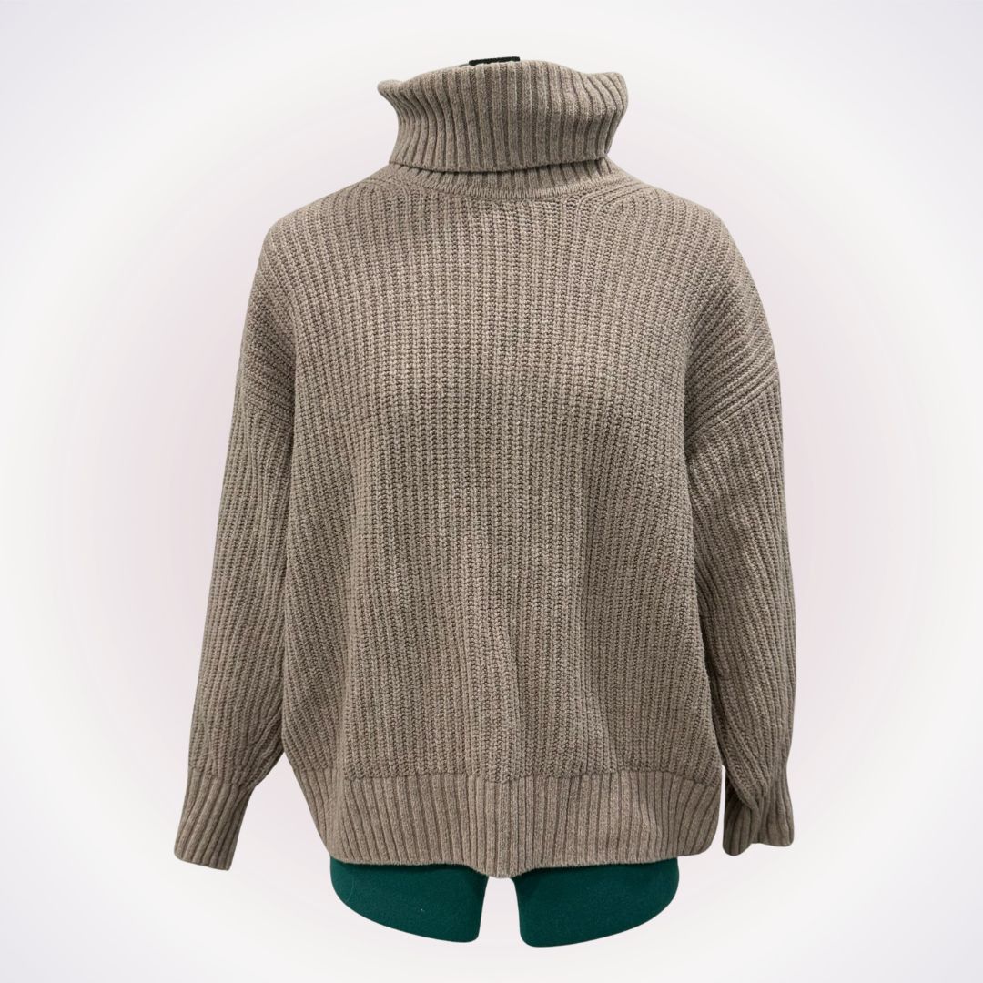 Gap Gap Brown Heather Turtleneck Sweater | Sz S Size S / US 4 / IT 40 - 1 Thumbnail