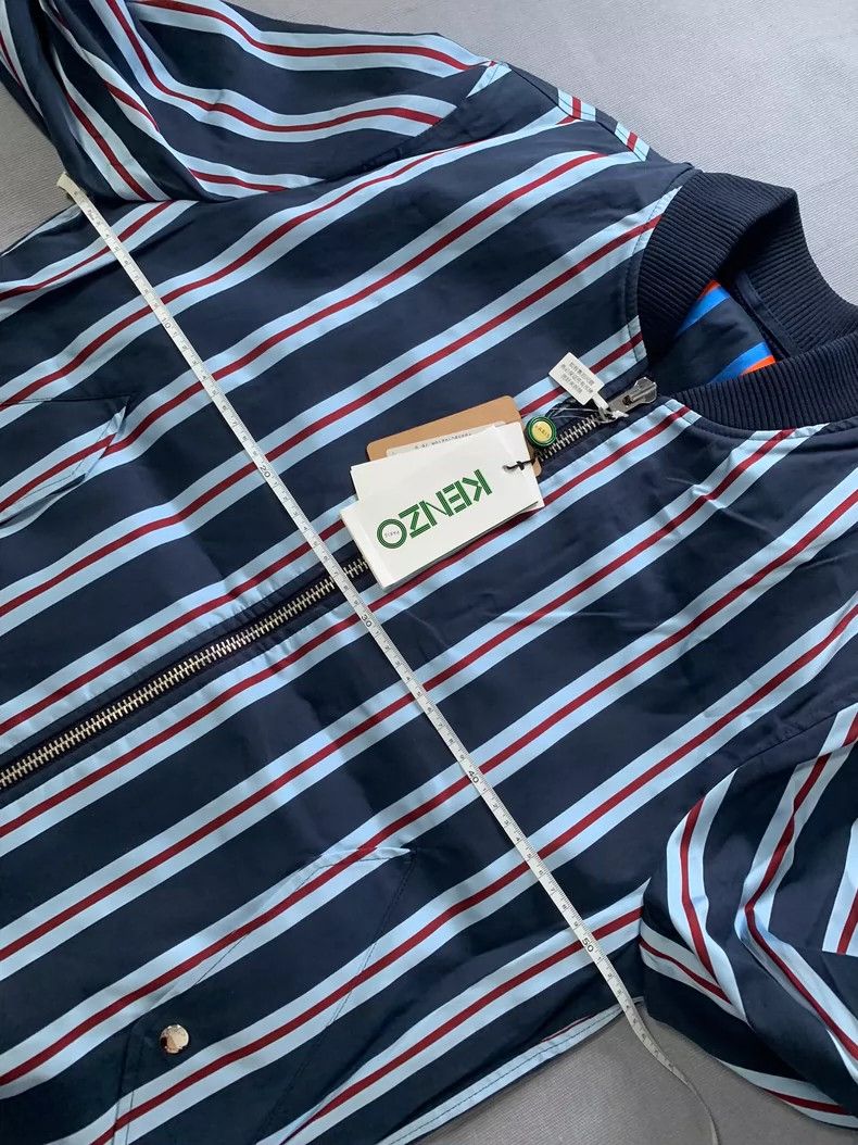 Kenzo KENZO Striped zip coat Size S / US 4 / IT 40 - 7 Thumbnail