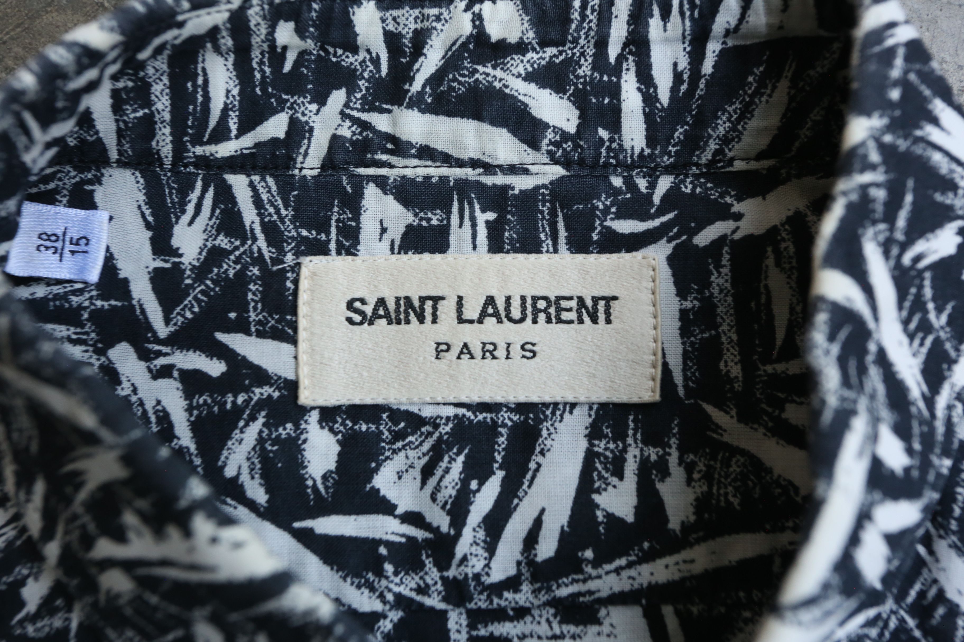 Saint Laurent Paris Saint Laurent Paris - Hedi Slimane - S/S 14 - Thorn Shirt Size US S / EU 44-46 / 1 - 5 Thumbnail