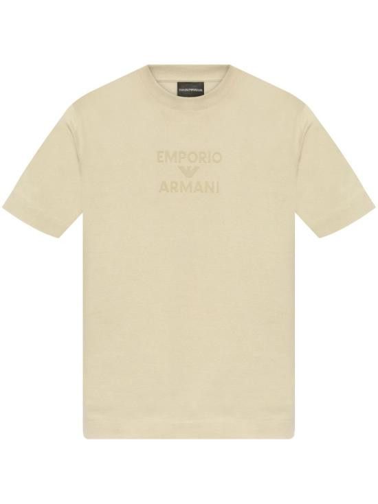 Tシャツ・カットソー EMPORIO ARMANI Men T Shirts EM001717 AF14836F8094 Beige Emporio Armani EMPORIO ARMANI Men T-Shirts EM001717