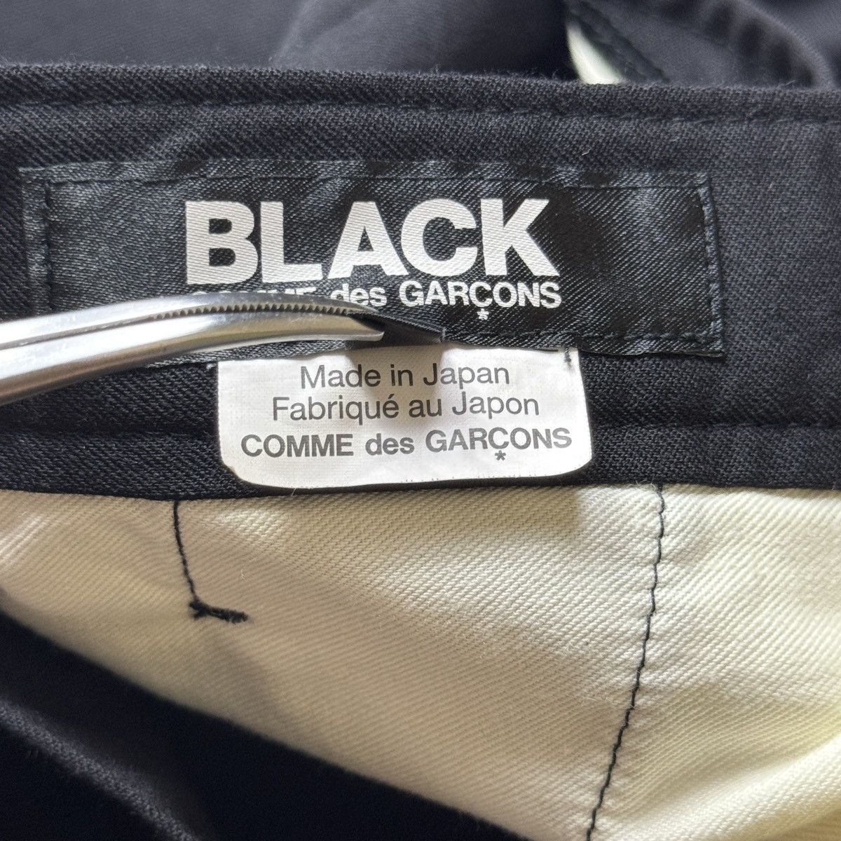 Comme des Garcons Black Comme des Garcons BLACK - AW/2015 Wool Trouser Pants Size US 30 / EU 46 - 10 Thumbnail