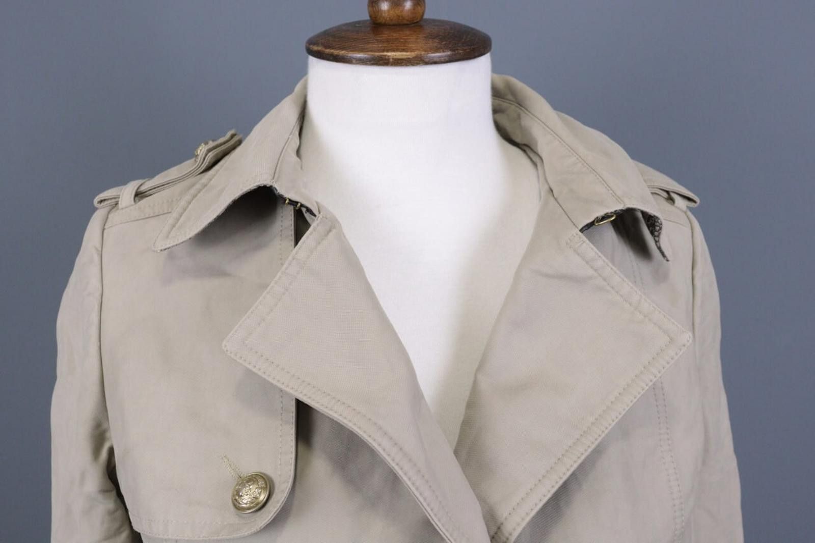 Zadig & Voltaire Zadig Voltaire Message Beige Double Coat Jacket Size XS Size XS / US 0-2 / IT 36-38 - 6 Thumbnail