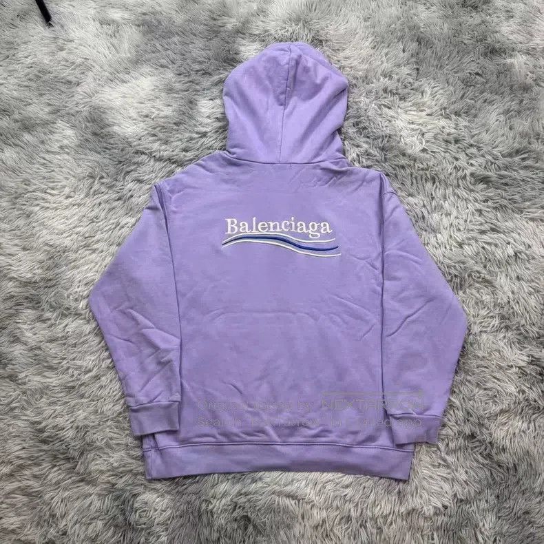 Balenciaga Balenciaga Lavender Purple Embroidery Coke Sweatshirt Size US L / EU 52-54 / 3 - 2 Thumbnail