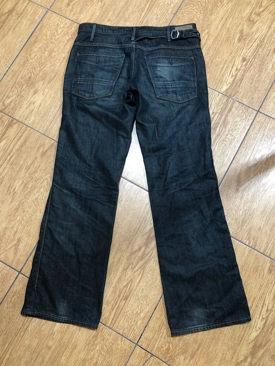 G-Star G Star Raw Denim Loose Jeans Straight Leg Pants Dark Wash Size US 31 - 7 Thumbnail